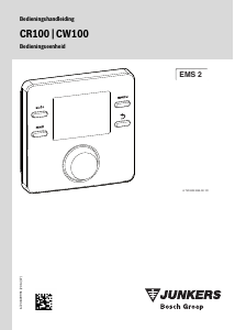 Handleiding Junkers CR 100 Thermostaat