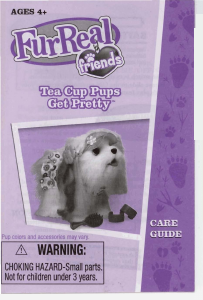 Handleiding Hasbro Furreal Friends Tea Cup Pups Get Pretty