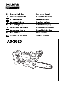 Manual Dolmar AS-3625 Motosserra