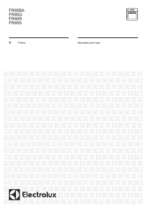Manuale Electrolux FR65S Forno