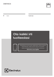 Käyttöohje Electrolux CKB700CX Uuni