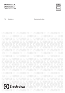 Mode d’emploi Electrolux EKM66722OX Cuisinière