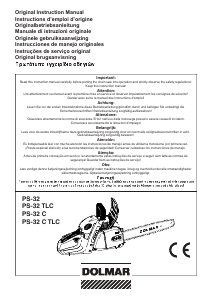 Manual Dolmar PS32CTLC-35 Chainsaw