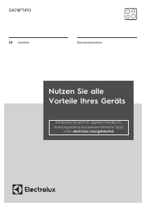 Bedienungsanleitung Electrolux GK78FTIPO Kochfeld