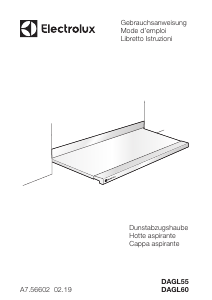 Bedienungsanleitung Electrolux DAGL5545SW Dunstabzugshaube