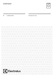 Manuale Electrolux EW6F592W Lavatrice