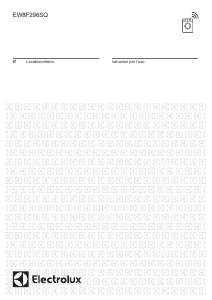 Manuale Electrolux EW8F296SQ Lavatrice