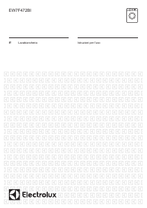 Manuale Electrolux EW7F472BI Lavatrice