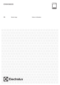 Mode d’emploi Electrolux EW9H3803D Sèche-linge