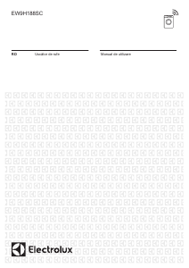 Manual Electrolux EW9H188SC Uscător