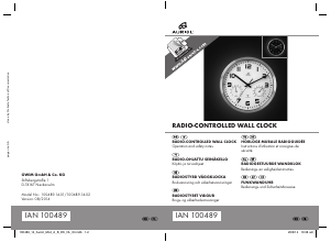 Handleiding Auriol IAN 100489 Klok