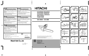 Bruksanvisning Hitachi CS 350A Motorsag