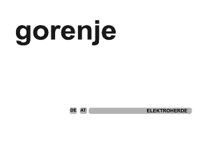 Bedienungsanleitung Gorenje E57120AW Herd