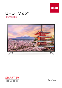 Manual de uso RCA TS65UHD Televisor de LED