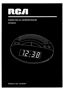 Manual de uso RCA RP2855V Radiodespertador
