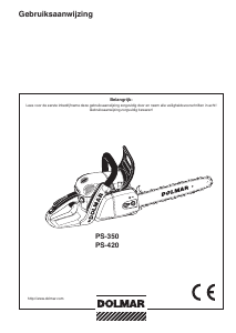 Handleiding Dolmar PS420C-40 Kettingzaag