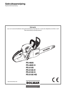 Handleiding Dolmar PS4605-38 Kettingzaag