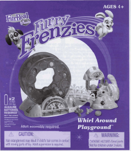 Handleiding Hasbro Furreal Friends Furry Frenzies Whirl Around Playground