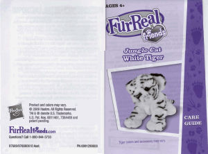 Handleiding Hasbro Furreal Friends Jungle Cat White Tiger