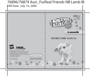 Handleiding Hasbro Furreal Friends Newborn Lamb