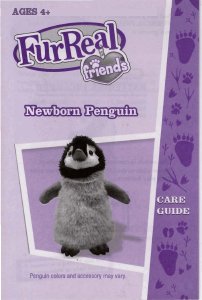 Handleiding Hasbro Furreal Friends Newborn Penquin