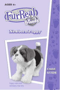 Handleiding Hasbro Furreal Friends Newborn Puppy Standing Up