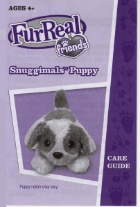 Handleiding Hasbro Furreal Friends Snuggimals Puppy