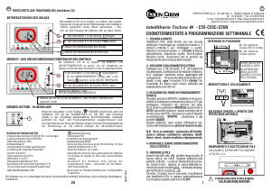 Manual de uso Fantini Cosmi C55C Intellitherm Techno W Termostato
