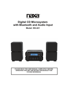 Manual Naxa NS-441 Stereo-set