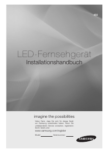 Bedienungsanleitung Samsung HG40ED450BW LED fernseher