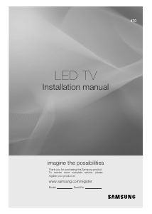 Bruksanvisning Samsung HG22ED470TW LED TV