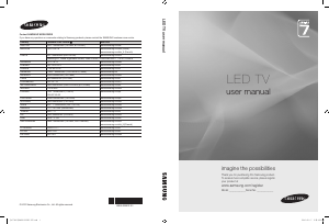 Rokasgrāmata Samsung UE46C7700WS Gaismas diožu televizors
