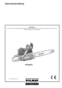 Handleiding Dolmar PS9010-74 Kettingzaag