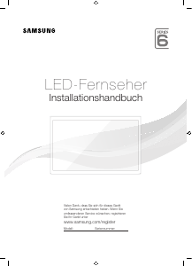 Bedienungsanleitung Samsung HG32ED696DB LED fernseher