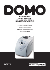 Manual Domo B3970 Bread Maker