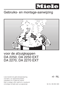 Handleiding Miele DA 2250 Afzuigkap