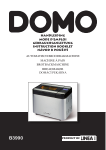 Bedienungsanleitung Domo B3990 Brotbackautomat