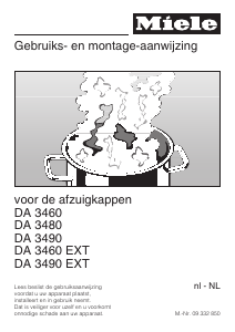 Handleiding Miele DA 3460 Afzuigkap