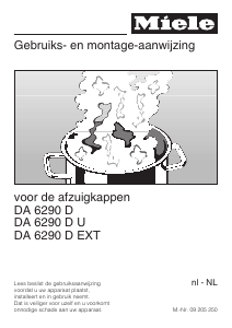 Handleiding Miele DA 6290 D Afzuigkap