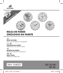 Manual de uso Auriol IAN 104007 Reloj