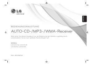 Bedienungsanleitung LG LCF600UR Autoradio