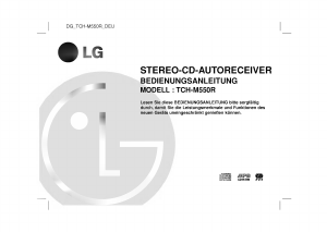 Bedienungsanleitung LG TCH-M540R Autoradio