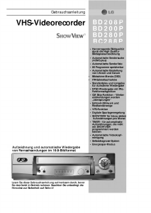 Bedienungsanleitung LG BC288P ShowView Videorecorder