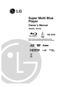Manual LG BH100 Blu-ray Player