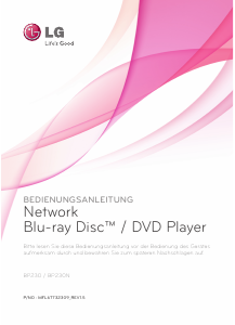 Bedienungsanleitung LG BP230 Blu-ray player