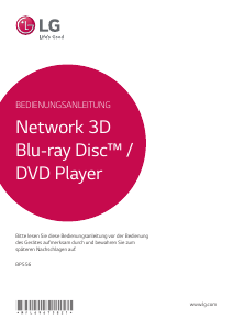 Bedienungsanleitung LG BP556 Blu-ray player
