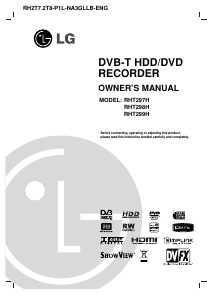 Bruksanvisning LG RHT299H DVD spelare