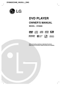 Bedienungsanleitung LG DV9900 DVD-player