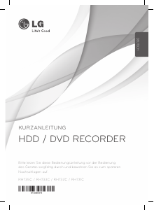 Bedienungsanleitung LG RH735C DVD-player