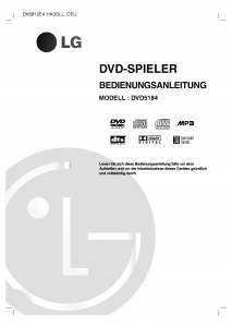 Bedienungsanleitung LG DVD5184 DVD-player